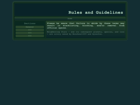 rules screenshot