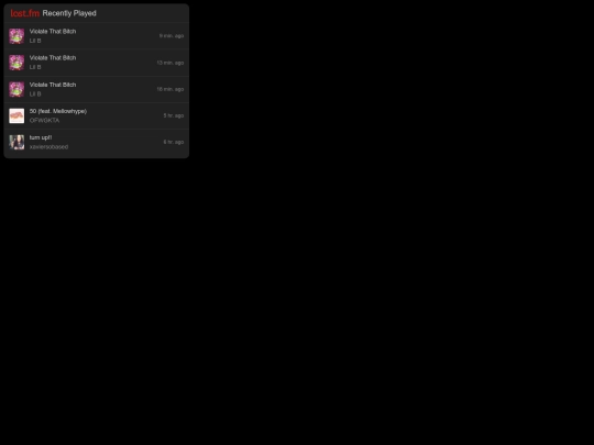 lastfmembed screenshot