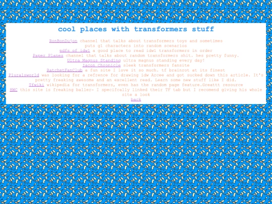 tfsite screenshot