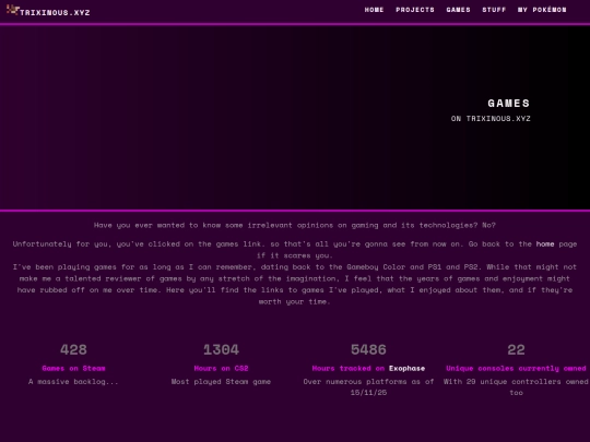games screenshot