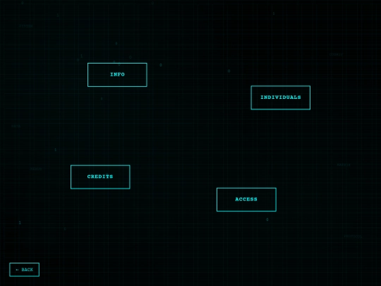 access-menu screenshot