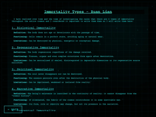 immortality-types screenshot
