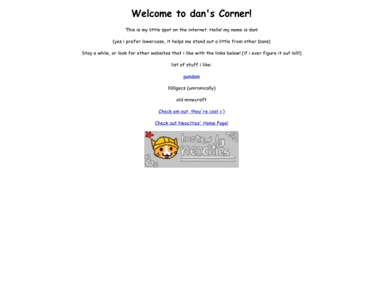 my_website screenshot