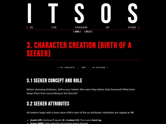 rules/character screenshot