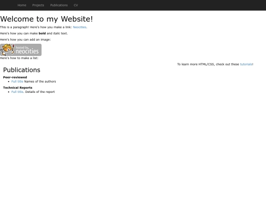 index screenshot