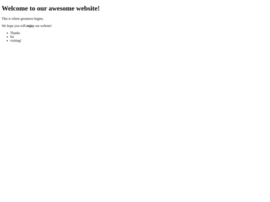 index screenshot