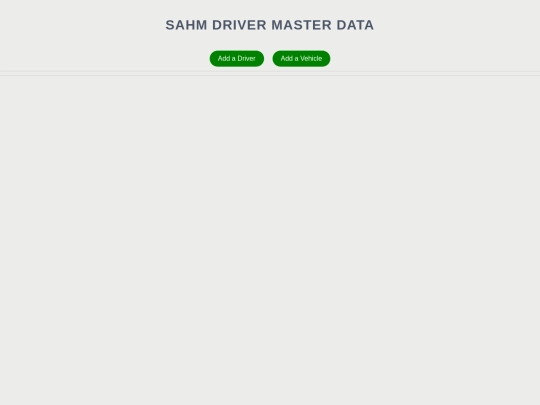 driverMasterData screenshot