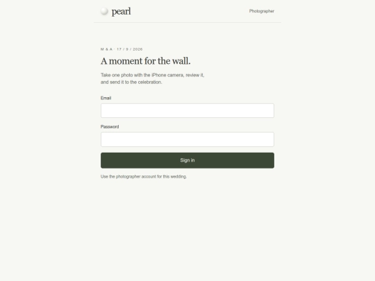 photowall/photographer screenshot