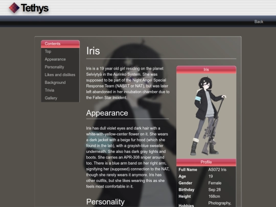 Tethys/OCs/Iris screenshot