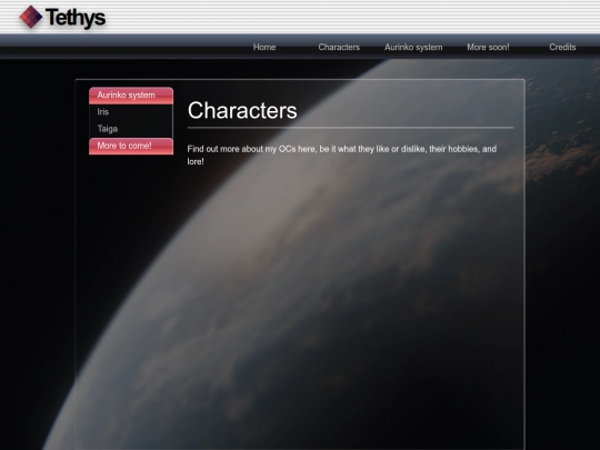 Tethys/characters screenshot
