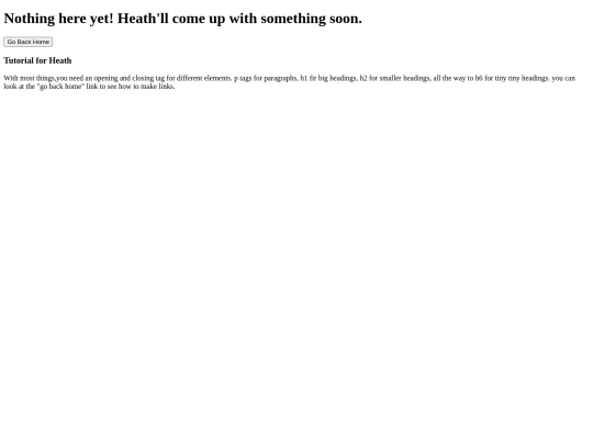 pages/heath screenshot