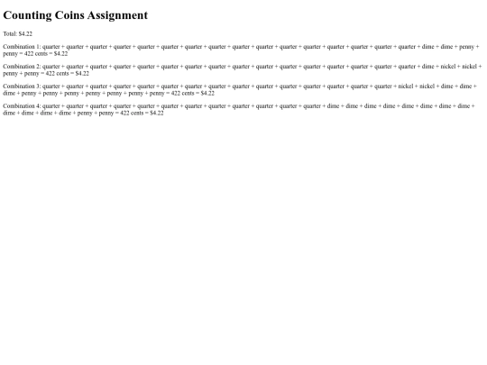 html files/coins screenshot