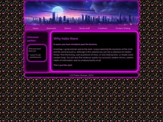Pages/TextureTesting screenshot