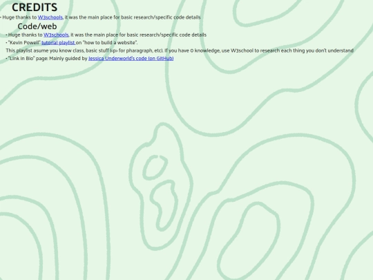 credits screenshot