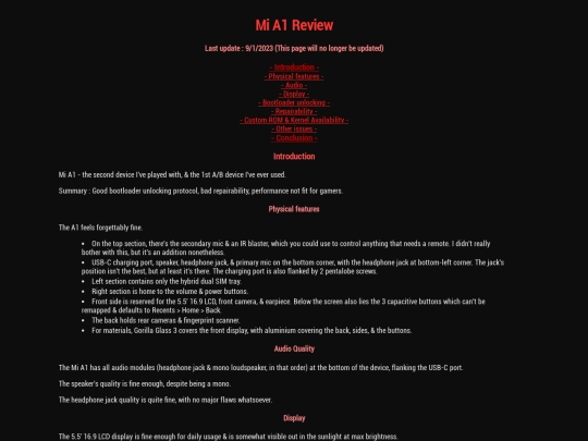 a1review screenshot