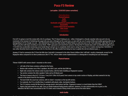f3review screenshot