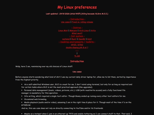 linuxprefs screenshot