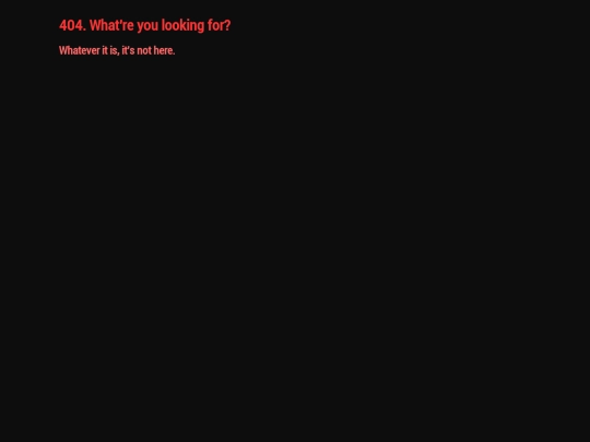 not_found screenshot