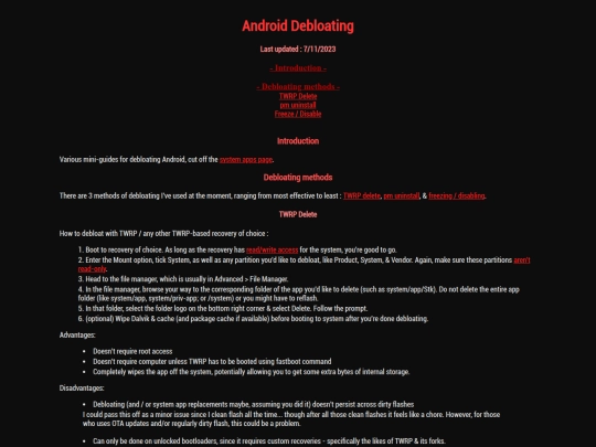 pda-debloat screenshot