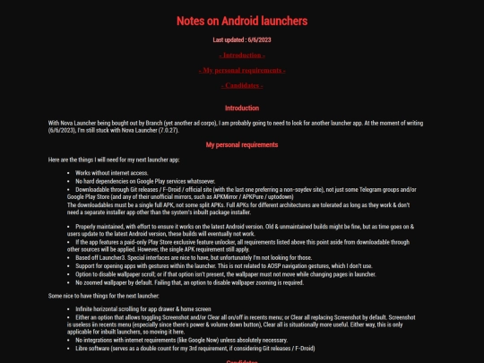 pda-launcherapp-notes screenshot