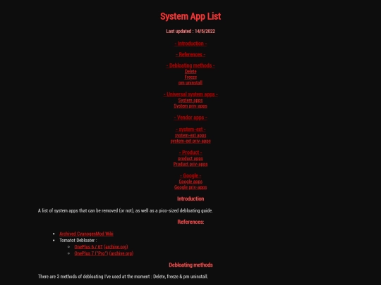 sysapps screenshot