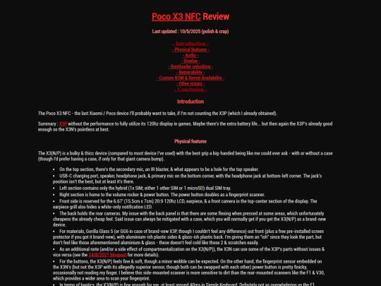 x3nreview screenshot