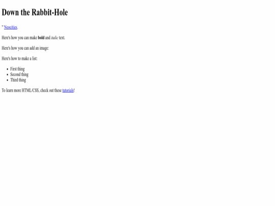 index screenshot