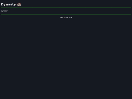 dynasty screenshot