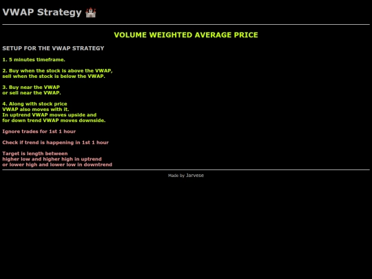 trade/vwap screenshot