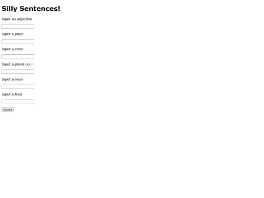 SillySentences screenshot