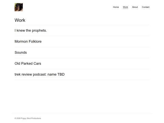 work screenshot