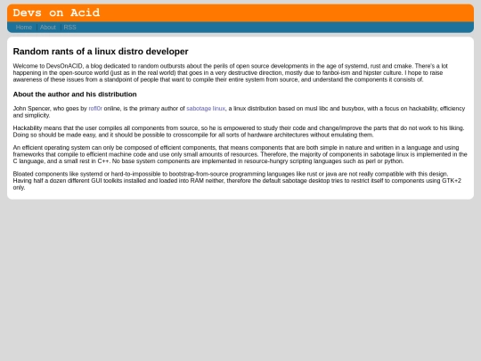 blog/about screenshot
