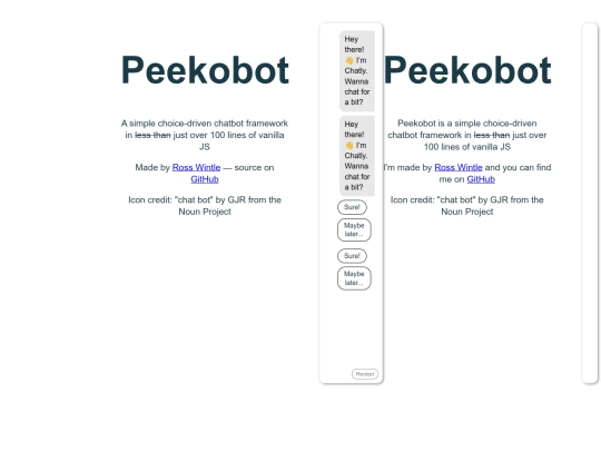 peekobot/peekobot2 screenshot