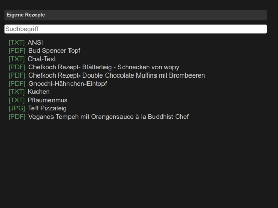 Rezepte - Kopie screenshot