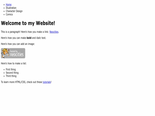 index screenshot