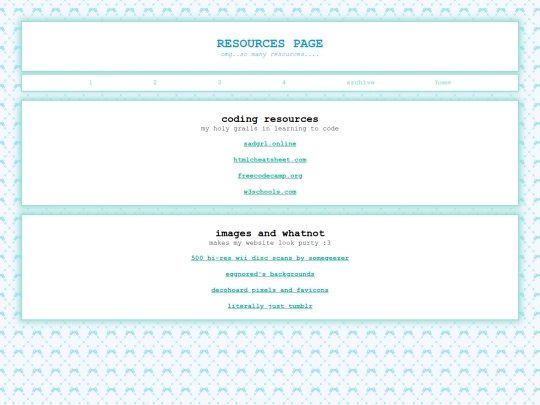 resources screenshot