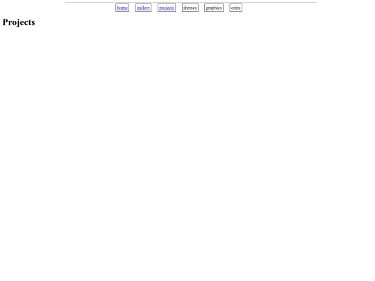 projects screenshot