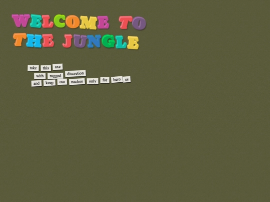 hideaway/treehouse/fridge screenshot