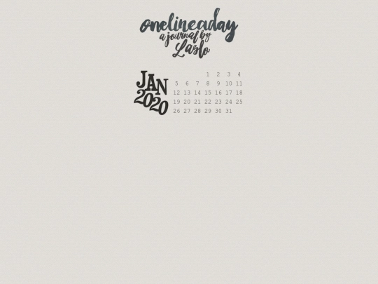 templates/onelineaday/laslo screenshot