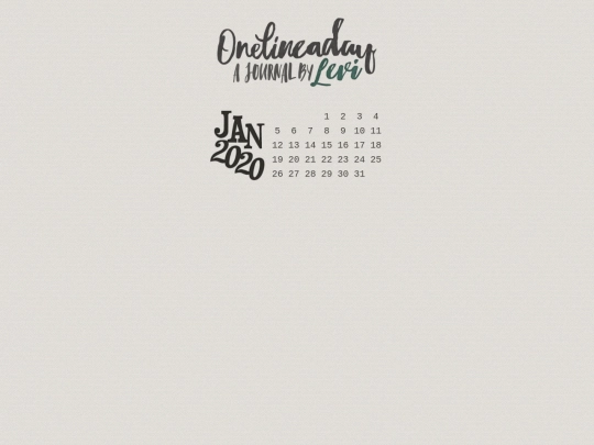templates/onelineaday/levi screenshot