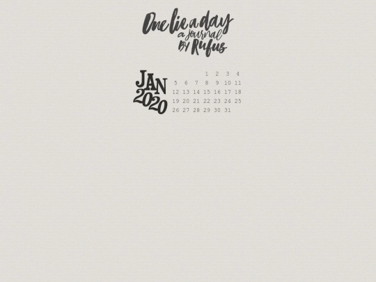 templates/onelineaday/rufus screenshot