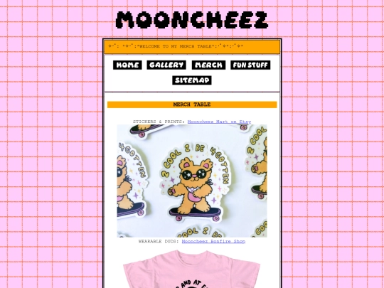 merch screenshot