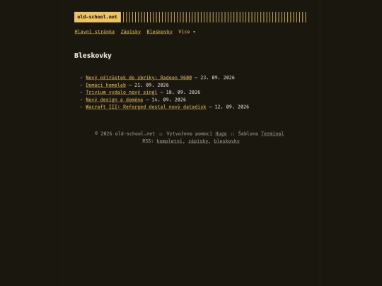 bleskovky screenshot
