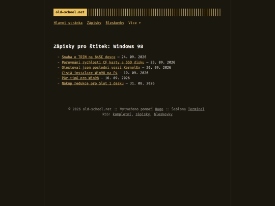 stitky/windows-98 screenshot