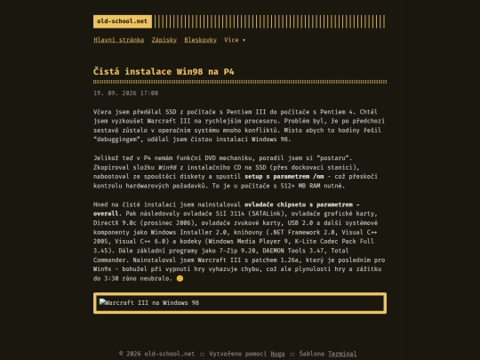 zapisky/cista-instalace-win98-na-p4 screenshot