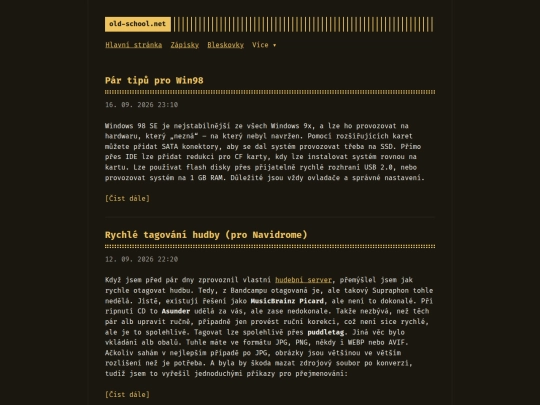zapisky/stranka/1 screenshot