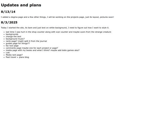 siteupdates screenshot