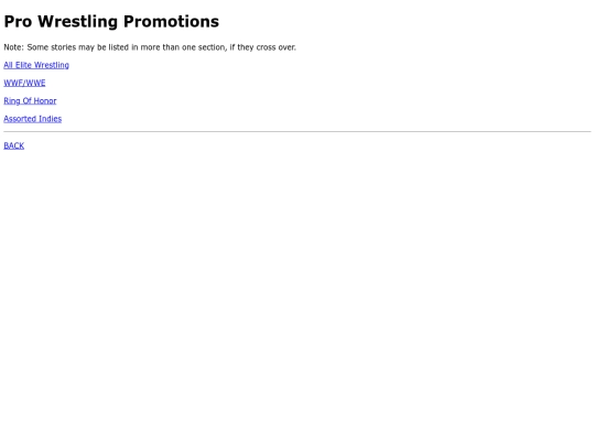 fanfics/subcategories/prowrestling screenshot