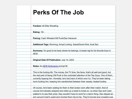fanfics/subcategories/wrestling/aew/perksofthejob screenshot