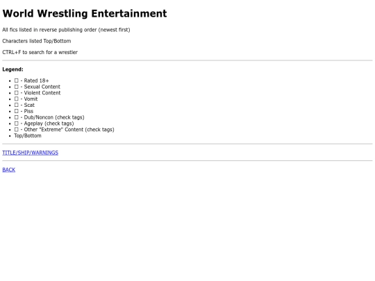 fanfics/subcategories/wrestling/wwe screenshot
